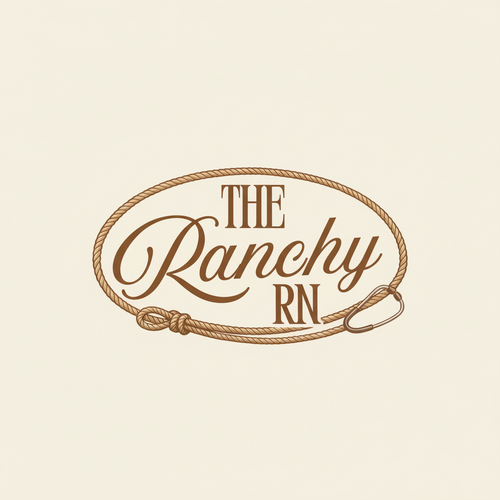 The Ranchy RN Logo with Stethoscope